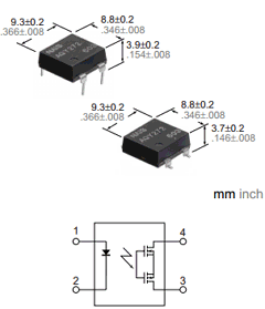 AQY272 Datasheet PDF Matsushita Electric Works