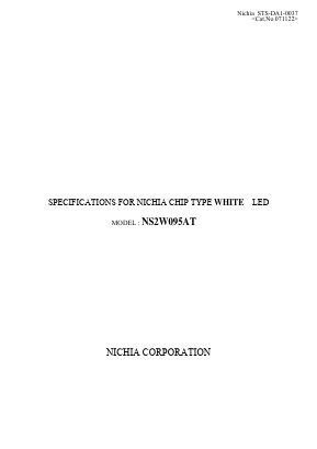 NS2W095AT Datasheet PDF Nichia Corporation