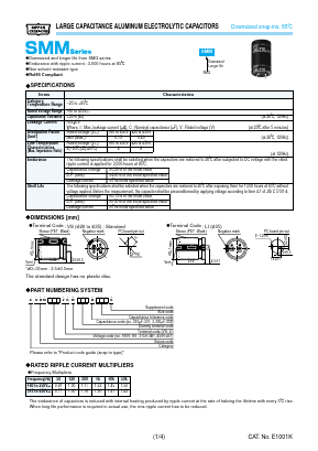 ESMM181VSN271MN25S Datasheet PDF Nippon Chemi-Con