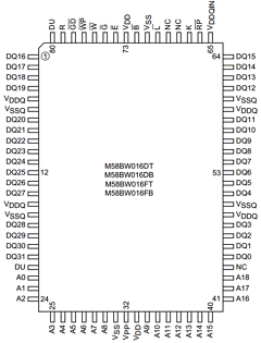 M58BV016FT8ZA3FT Datasheet PDF Numonyx -> Micron