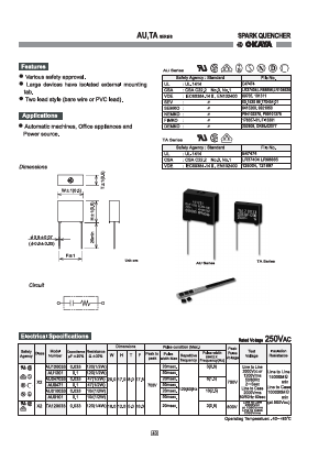 TA120033 Datasheet PDF Okaya Electric America, Inc.