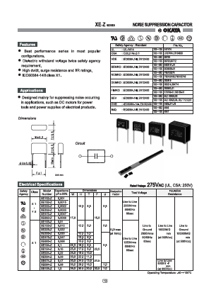 XE104-Z Datasheet PDF Okaya Electric America, Inc.