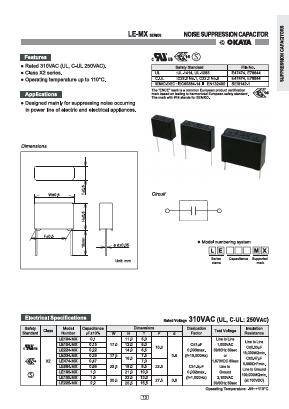 LE225-MX Datasheet PDF Okaya Electric America, Inc.