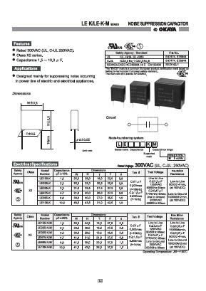 LE225-K-M Datasheet PDF Okaya Electric America, Inc.