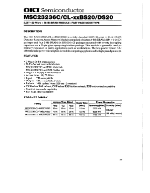 MSC23236CL Datasheet PDF Oki Electric Industry