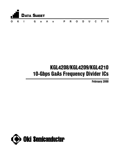 KGL4208 Datasheet PDF Oki Electric Industry