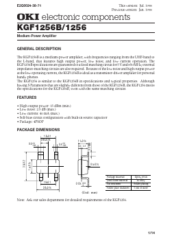 KGF1256 Datasheet PDF Oki Electric Industry