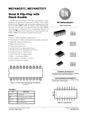 74ACT377 Datasheet PDF ON Semiconductor