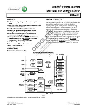ADT7466ARQZ Datasheet PDF ON Semiconductor