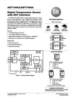 ADT7486A Datasheet PDF ON Semiconductor