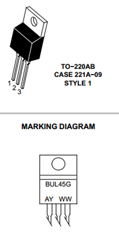 BUL45 Datasheet PDF ON Semiconductor