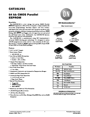 CAT28LV65 Datasheet PDF ON Semiconductor