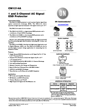 CM1214A Datasheet PDF ON Semiconductor