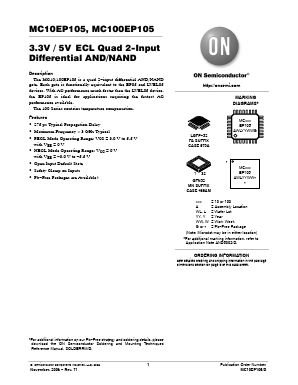 MC10EP105 Datasheet PDF ON Semiconductor