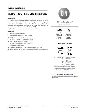 MC100EP35 Datasheet PDF ON Semiconductor