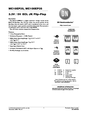 MC100EP35 Datasheet PDF ON Semiconductor