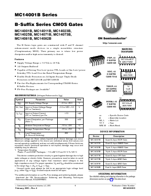 MC1408 Datasheet PDF ON Semiconductor