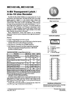 NLV14515BDWR2G Datasheet PDF ON Semiconductor