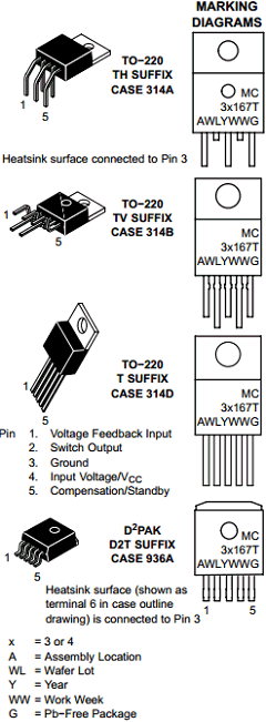 MC33167TVG Datasheet PDF ON Semiconductor