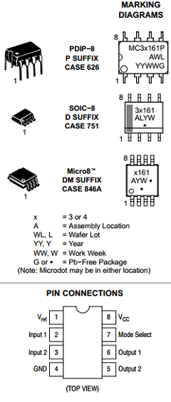 MC34161PG Datasheet PDF ON Semiconductor