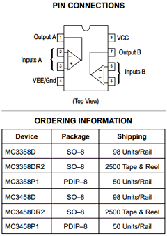 MC3458D Datasheet PDF ON Semiconductor
