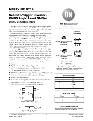 MC74VHC1GT14 Datasheet PDF ON Semiconductor