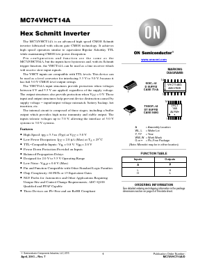 MC74VHCT14A Datasheet PDF ON Semiconductor