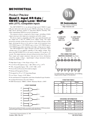 MC74VHCT32AM Datasheet PDF ON Semiconductor