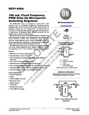 NCP1400A Datasheet PDF ON Semiconductor