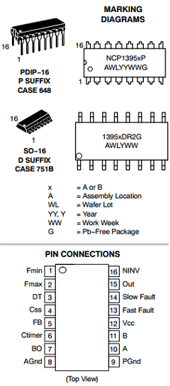 NCP1395D Datasheet PDF ON Semiconductor