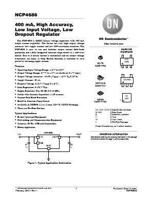 NCP4686 Datasheet PDF ON Semiconductor