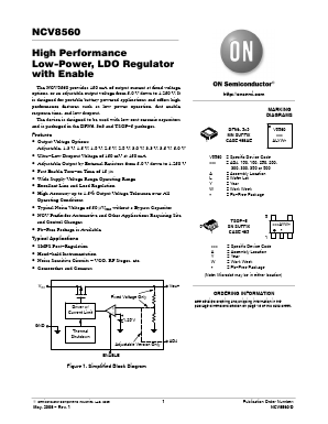 NCV8560MN330R2G Datasheet PDF ON Semiconductor