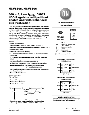 NCV8606 Datasheet PDF ON Semiconductor