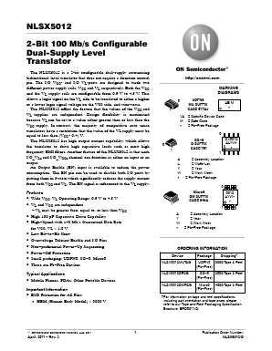 NLSX5012 Datasheet PDF ON Semiconductor