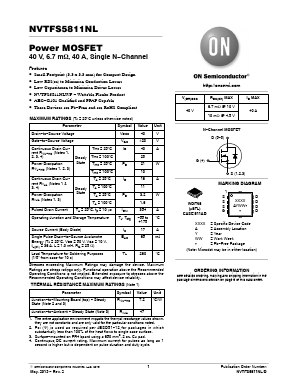 NVTFS5811NL Datasheet PDF ON Semiconductor