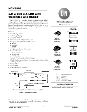 NCV8508DW50 Datasheet PDF ON Semiconductor