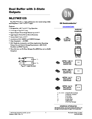 NL27WZ125 Datasheet PDF ON Semiconductor