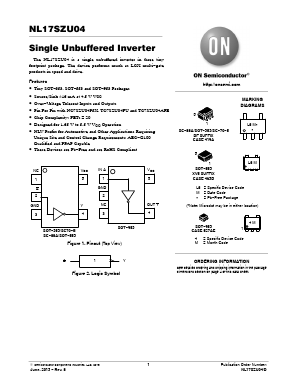 NL17SZU04 Datasheet PDF ON Semiconductor