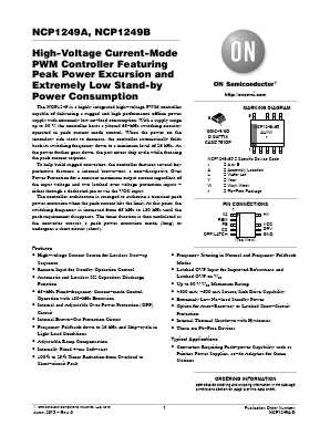 NCP1249AD65R2G Datasheet PDF ON Semiconductor