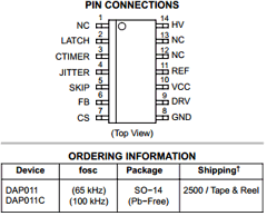 DAP011C Datasheet PDF ON Semiconductor