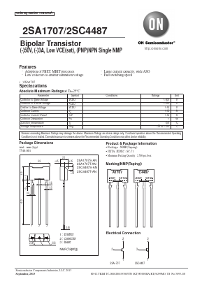 2SC4487S-AN Datasheet PDF ON Semiconductor