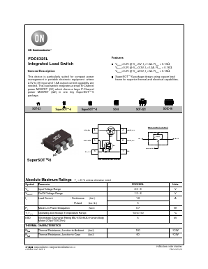 FDC6325L Datasheet PDF ON Semiconductor