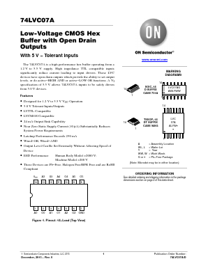 74LVC07ADR2G Datasheet PDF ON Semiconductor