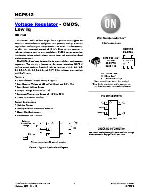 NCP512SQ30T2G Datasheet PDF ON Semiconductor