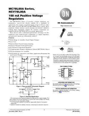 MC78L15AB Datasheet PDF ON Semiconductor