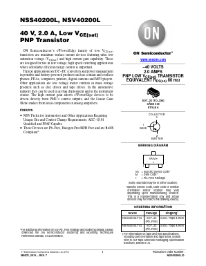 NSV40200L Datasheet PDF ON Semiconductor