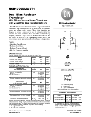 NSB1706DMW5T1G Datasheet PDF ON Semiconductor