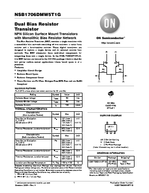 NSB1706DMW5T1G Datasheet PDF ON Semiconductor