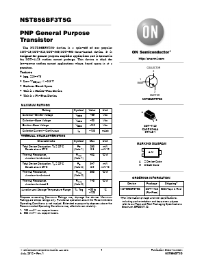 NST856BF3T5G Datasheet PDF ON Semiconductor