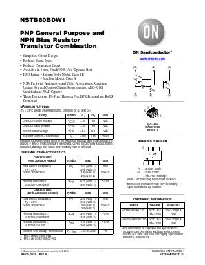 NSTB60BDW1 Datasheet PDF ON Semiconductor